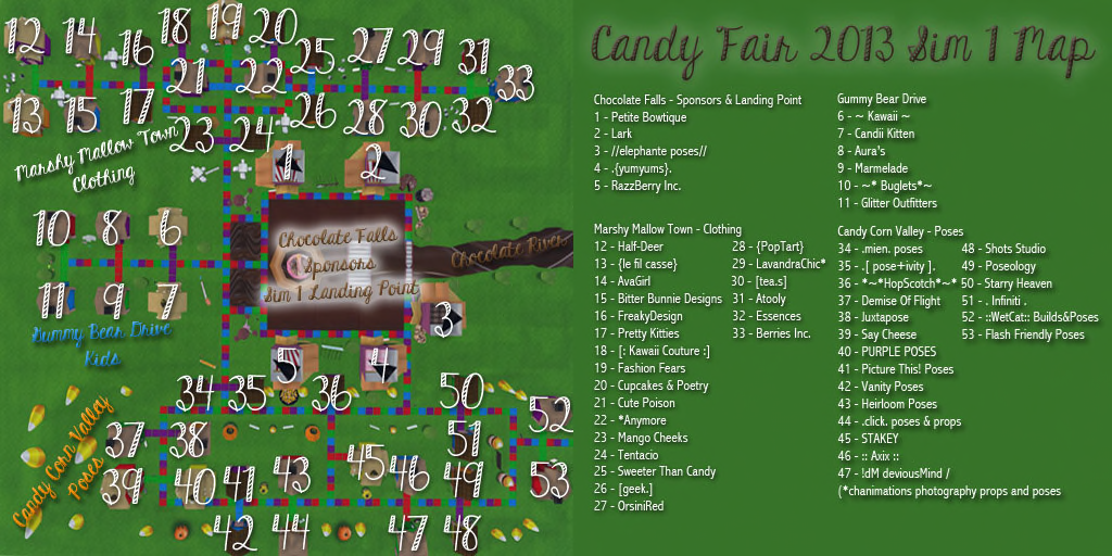 Candy Fair 2013 Map Sim 1