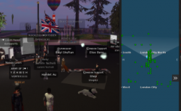 London in Second Life Flooded With Mourners